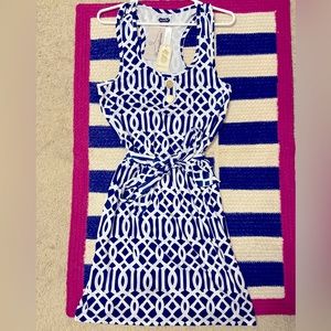 NWT Mud Pie Emory Navy Tank Dress